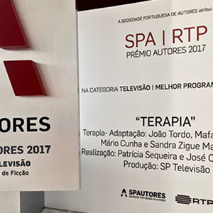 TERAPIA vence Prémio Autores